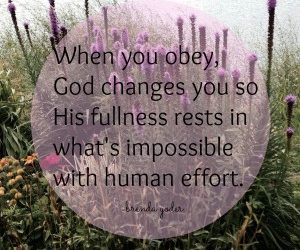 When God Removes Bitterness